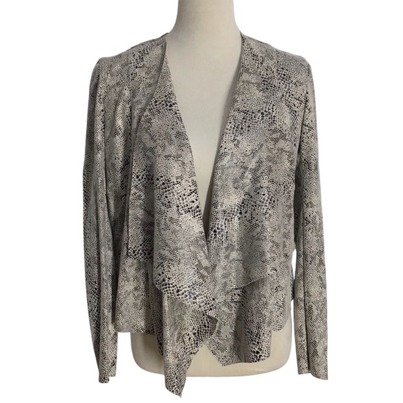 BLANKNYC Jacket Vegan Snakeskin In Snake Eyes Size XS NEW - Picture 10 of 16